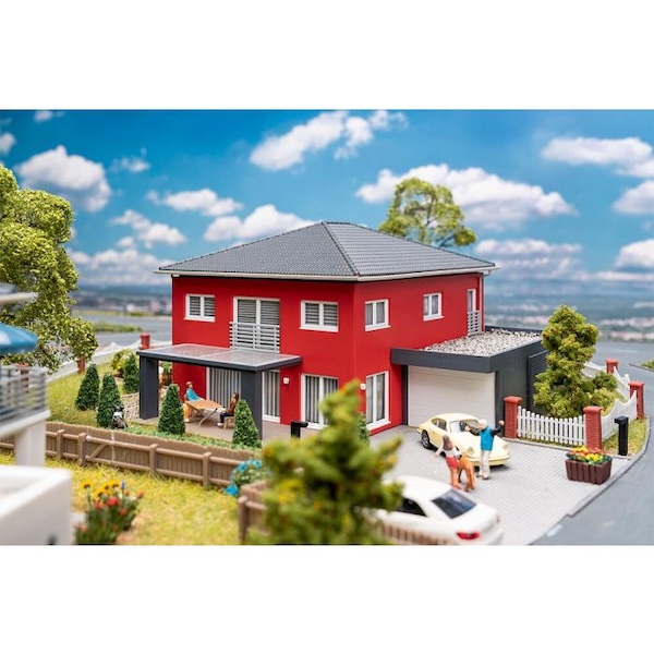 H0 Weber Haus CityLife rot