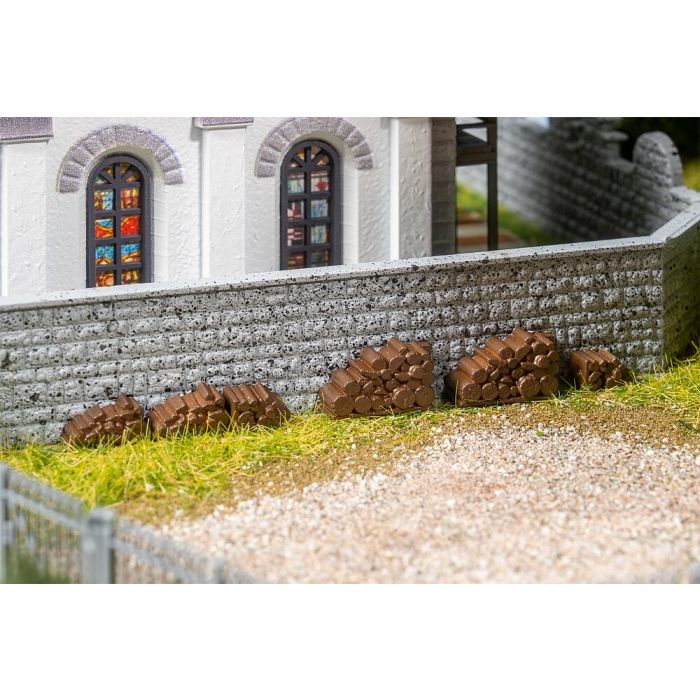 H0 Brennholzstapel Altes Holz