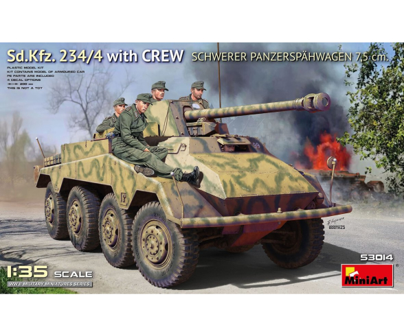 1:35 Sd Kfz.234/4 w Crew