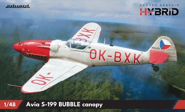 1/48 Avia S-199 Bubble Canopy Brassin Hybrid