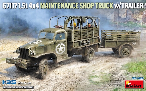 1:35 G7117 1,5t 4x4 Maintenance Shop Truck w Trailer