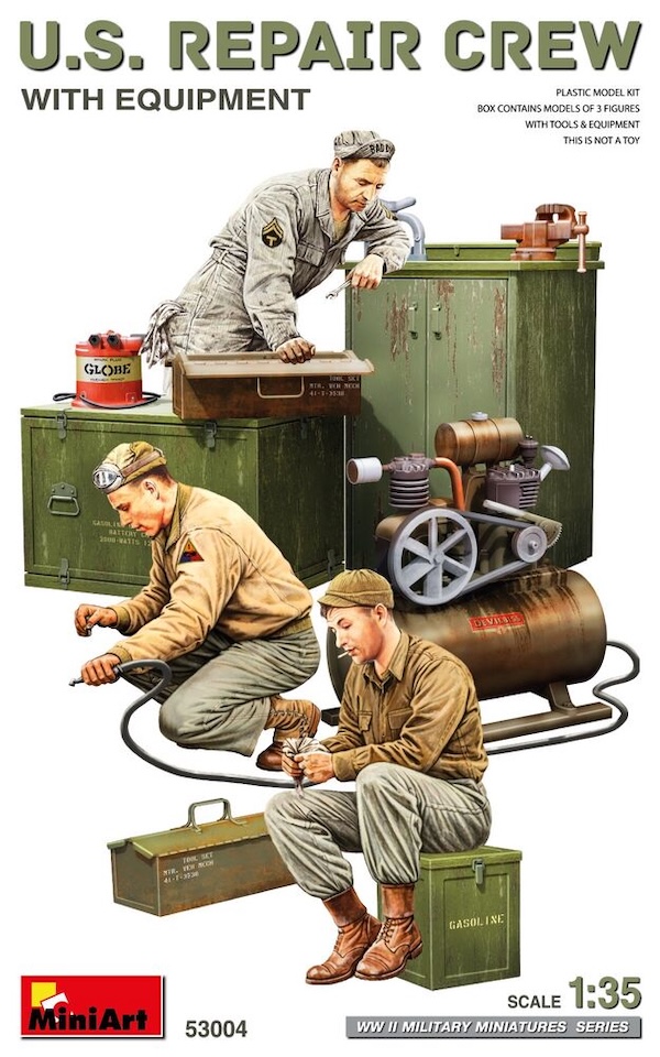 1/35 U.S Repair Crew w/ Equipment