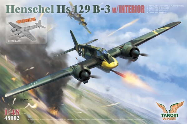1/48 Henschel Hs 129 B-3 w.Interior