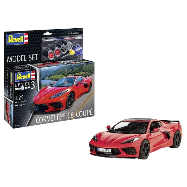 1/24 Modell Set Corvette C8 Coupe