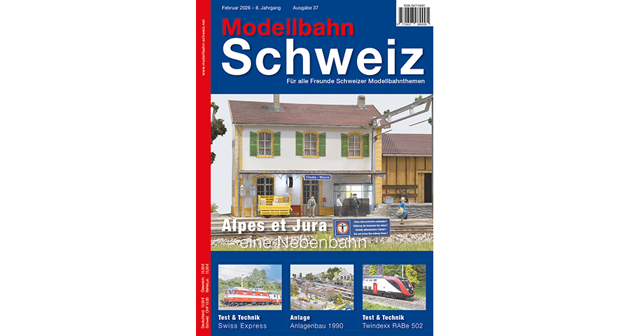 Modellbahn Schweiz Ausgabe 37 Februar  2026 