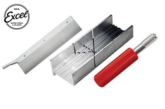 Kappenkasten und Rasiermessersäge - 15,2cm Aluminium Keile &amp; K5 Griff mit EXL30490 Klinge