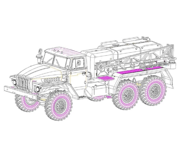 1/72 Karl Gerät 040/041 on railway trans. Carrier