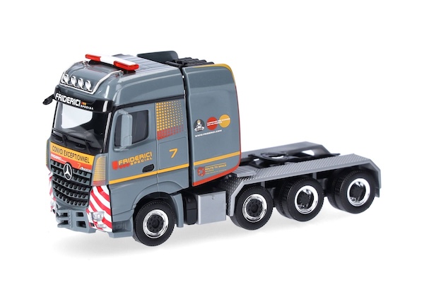 1/87 Mercedes-Benz Arocs Bigspace Schwerlast-Zugmaschine 4achs "Friderici" 