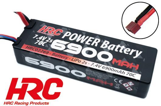 Akku - LiPo 2S - 7.4V 6900mAh 70C - Hard Case - Ultra T 138x45x25mm