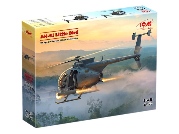1/48 AH-6J Little Bird US Special Forces Attack Helicopter