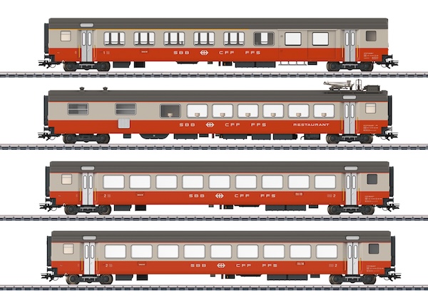 H0 Personenwagen-Set Swiss Express 4-teilig