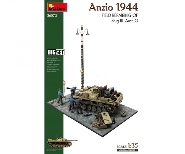 1/35 Anzio1944 Instandsetzung Dioramma Big Set
