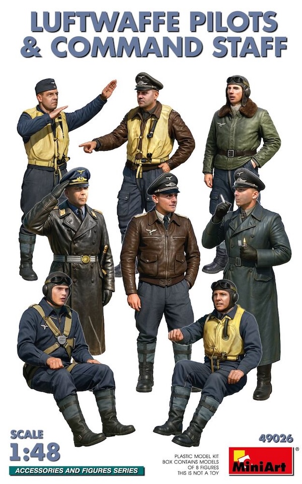 1/48 Luftwaffe Pilots and Command Staff 