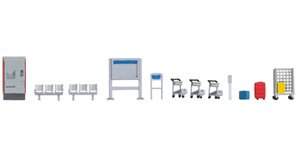 H0 Bahnsteig Zubehör