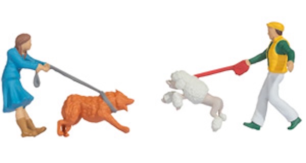 H0 FunnyScenes Hundebegegnung