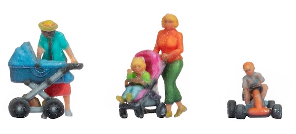 Z Mütter mit Kindern 3D Farbdruck