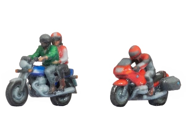 Z Motorroillerfahrer 3D Druck