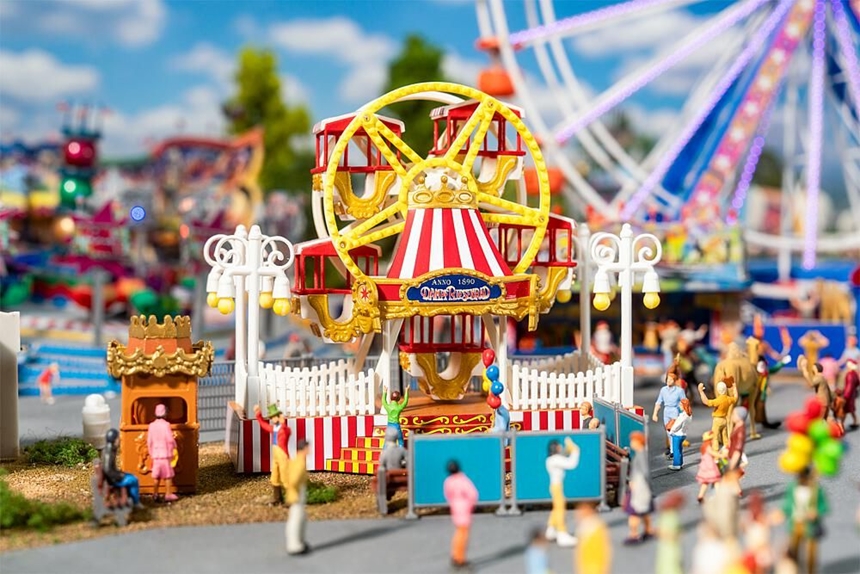 H0 Nostalgie Dampf-Riesenrad