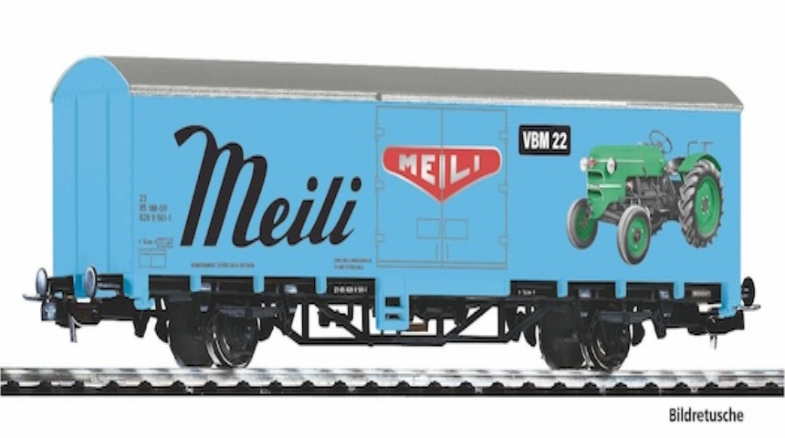 H0 G&amp;#252;terwagen Meili Traktor 