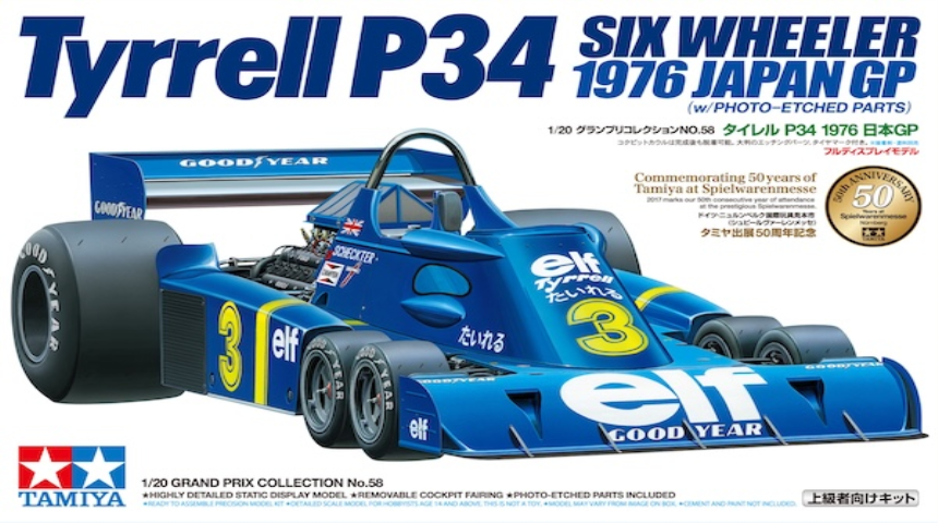 1/20 Tyrell P34 Six Wheeler 1976 Japan GP 
