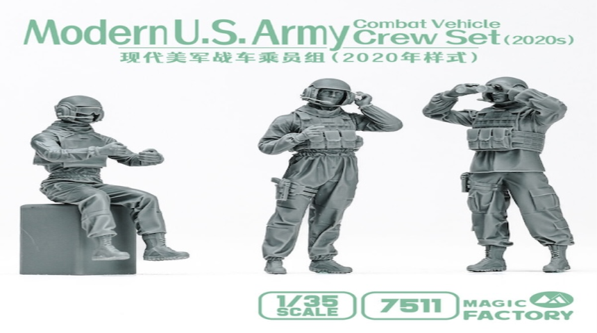 1/35 Modern US-Army Crew Set