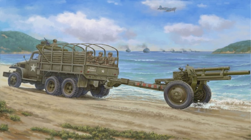 1/35 USA CCKW  with 2A1 105mm Howitzer