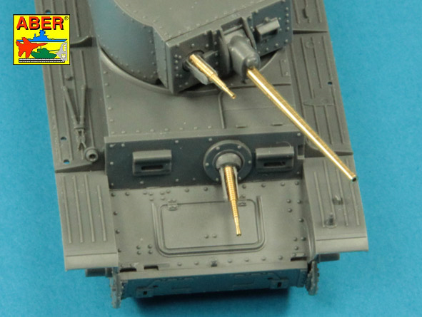 1/48 Set of 2 Barrels for ZB 37 machine guns [used on Pz.35/38(t)]