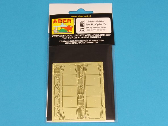 1/72 Side skirts for Pz IV H