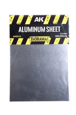 Aluminiumblech 200x250mm (0,1mm)