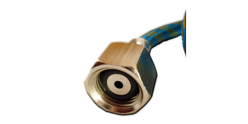 Blauer Schlauch , anschlussbar, 3,0m Gewinde G1/4&amp;quot;-G1/8&amp;quot;