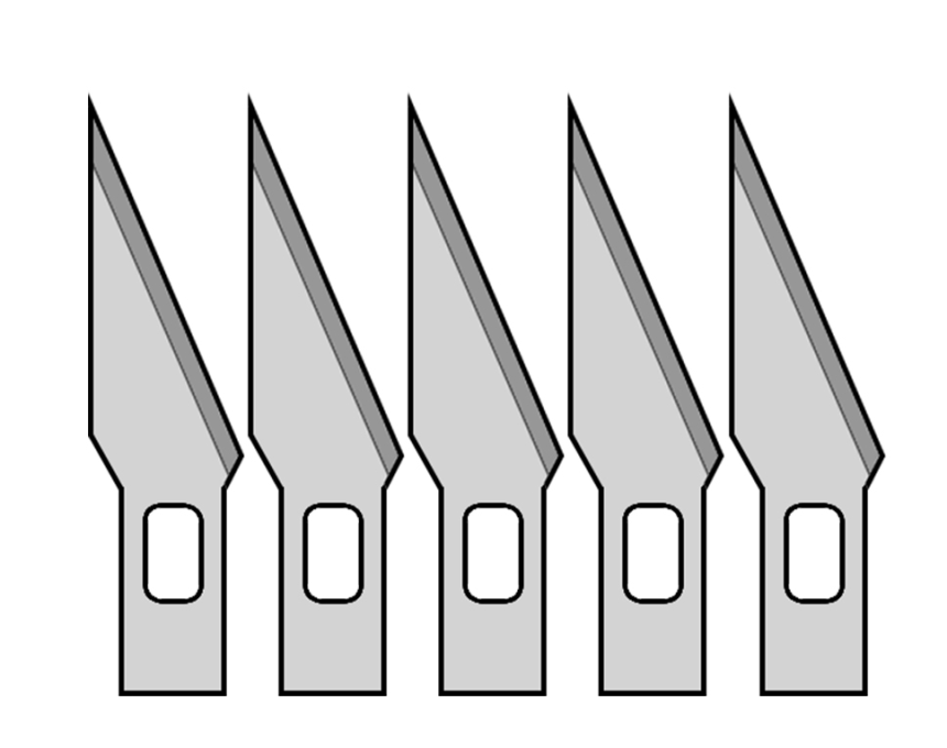5 Ersatzmesser f&amp;#252;r DOMS01