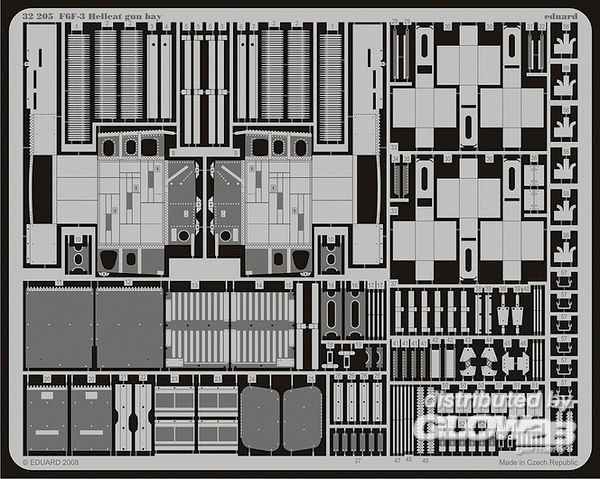1/32F6F-3 Hellcat gun bay f&amp;#252;r Trumpeter Bausatz
