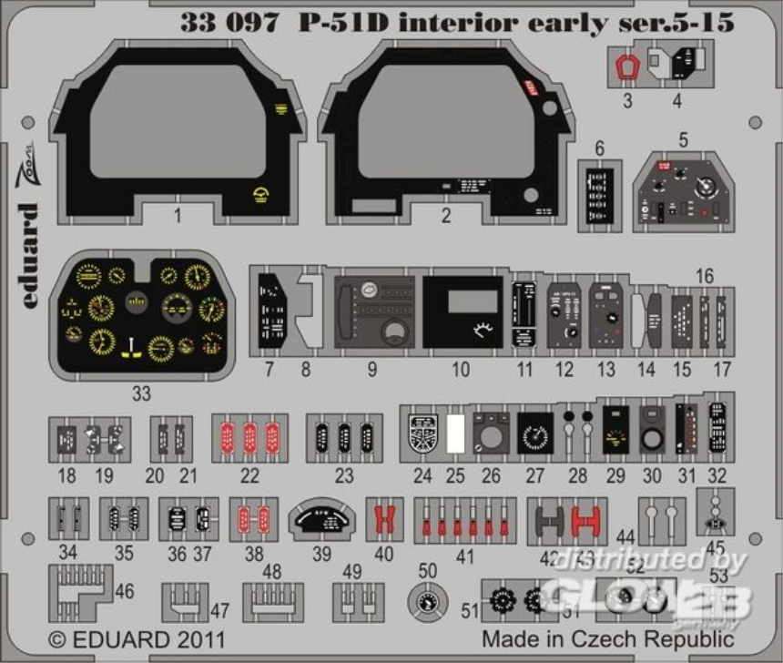 1/32P-51D Interior early ser.5-15 S.A. (TAM)