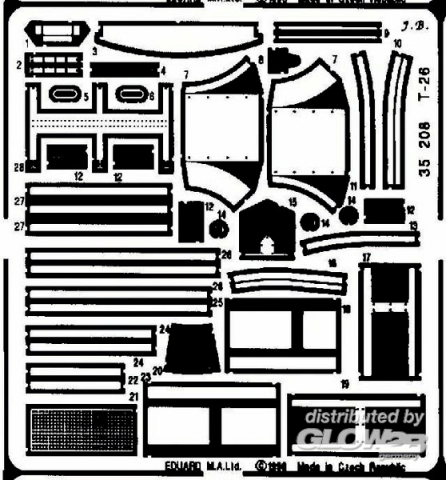 1/35T-26 Detailbausatz Au&amp;#223;en