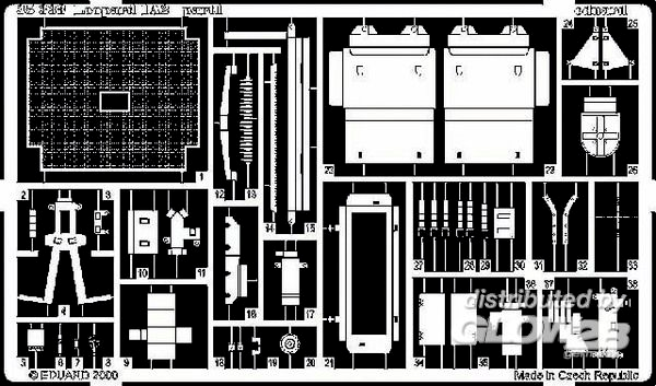 1/35Leopard 1 A2 Fotoätzsatz