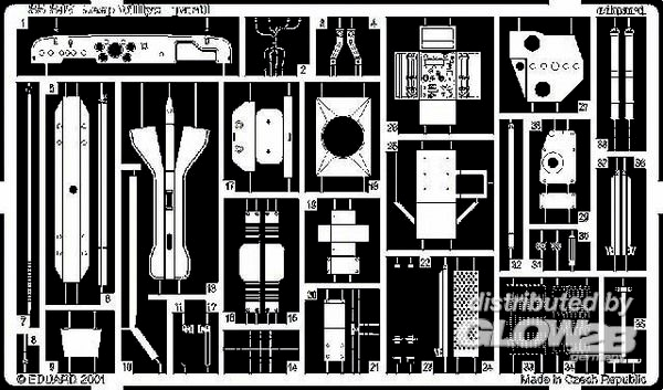 1/35Jeep Willys MB 1/4t 4x4 Truck Fotoätzsatz