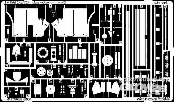 1/35Panther G Sd.Kfz. 171 Detailsatz fr&amp;#252;he Version f&amp;#252;r Tamiya Bausatz