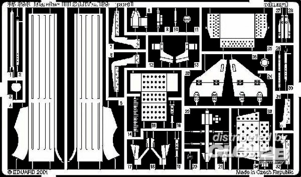 1/35Panzerj&amp;#228;ger Marder III Sd.Kfz 139 Foto&amp;#228;tzsatz