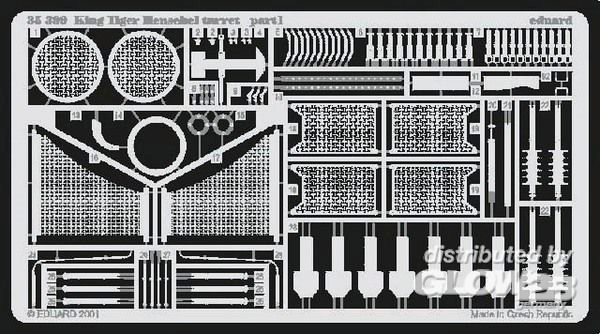 1/35K&amp;#246;nigstiger mit Henschelturm Foto&amp;#228;tzsatz