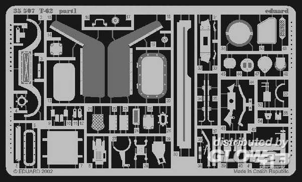1/35Russischer Panzer T-62A