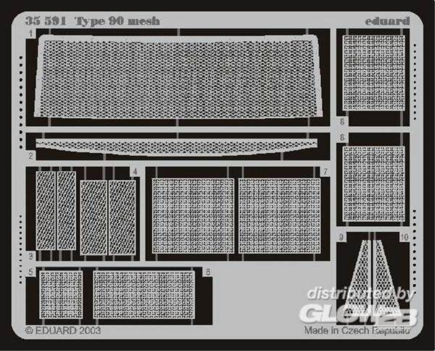 1/35Japanischer Panzer Typ 90 Foto&amp;#228;tzsatz