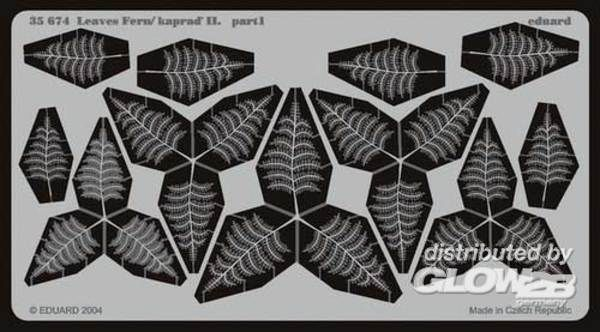 1/35Blätter Farn II Kaprad II Fotoätzsatz