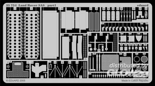 1/35Land Rover SAS f&amp;#252;r Tamiya 35076 Bausatz