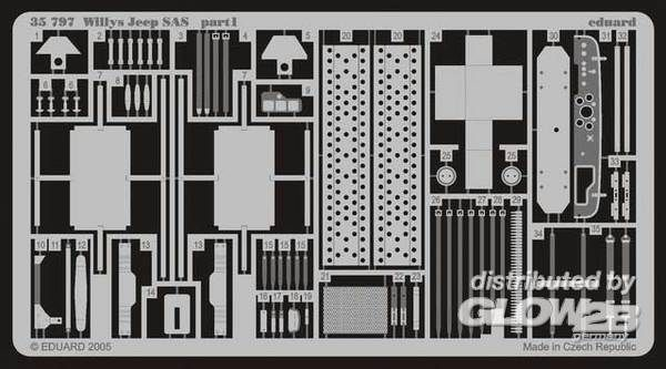 1/35Willys Jeep SAS f&amp;#252;r Tamiya Bausatz