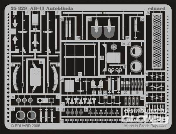 1/35AB-41 Autoblinda für Italeri Bausatz