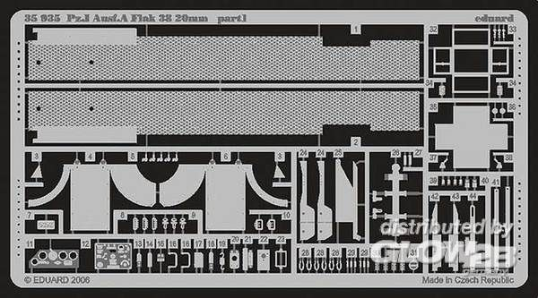1/35Pz.I Ausf.A Flak 38 20mm für Dragon Bausatz 6220