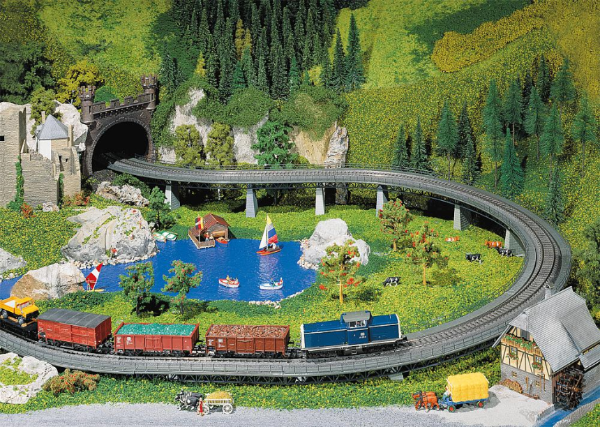 H0 Auf- und Abfahrt R2