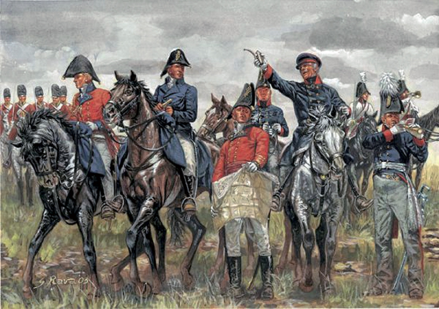 1/72 British &amp;amp; Prussian General Staff