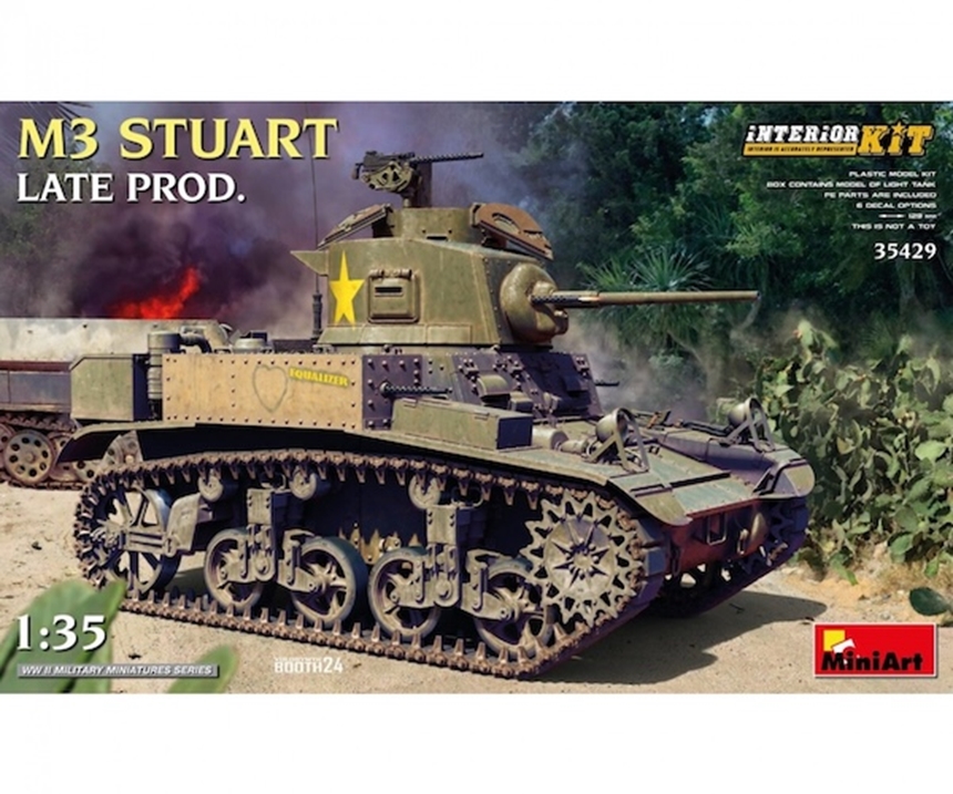 1:35 US M3 Stuart Sp&amp;#228;te Produktion