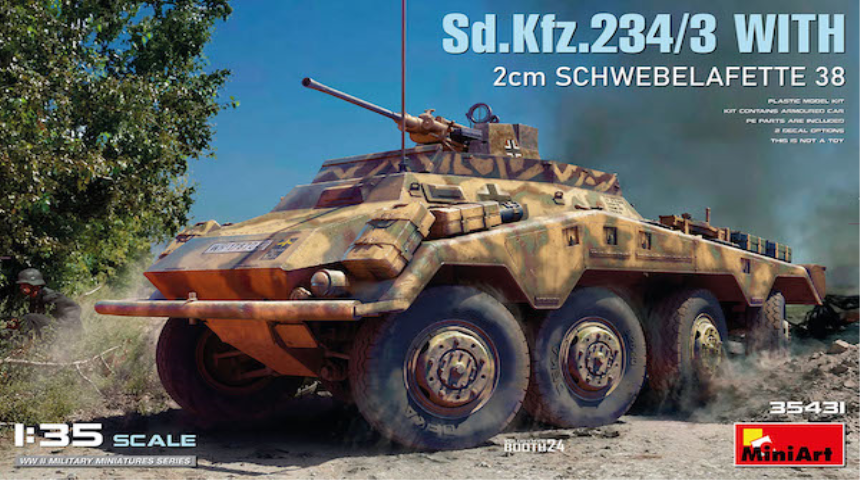 1/35 Sd.Kfz.234/4 Panzersp&amp;#228;hwagen 2cm Schebelafette
